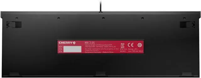 Alt view image 3 of 4 - Cherry Xtfy MX 2.0S Wired Gaming Mechanical Keyboard with New MX2A Switches. (Black, MX2A Blue)