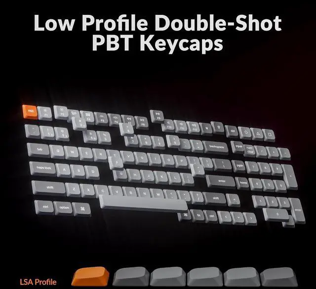 Alt view image 7 of 7 - Keychron K17 Max 96% Layout QMK/Launcher Ultra-Slim Wireless/Type-C Wired Mechanical Keyboard with RGB Backlit, Low-Profile Gateron Mechanical Brown Switch Compatible with Mac Windows