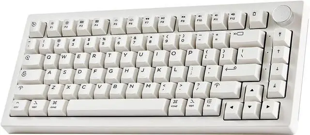 Main image of Akko 5075B Plus Air 75% Mechanical Keyboard Gasket Mount Hot Swappable RGB Wireless/Bluetooth/Wired Gaming Keyboard with PBT Dye-Sub Cherry Profile Keycaps for Mac/Win/WebV3 Piano Pro Switch