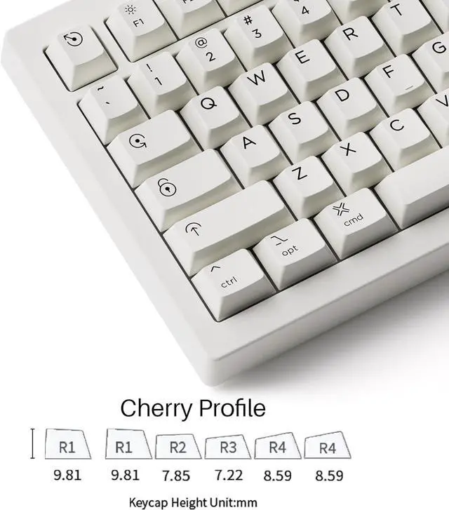 Alt view image 6 of 7 - Akko 5075B Plus Air 75% Mechanical Keyboard Gasket Mount Hot Swappable RGB Wireless/Bluetooth/Wired Gaming Keyboard with PBT Dye-Sub Cherry Profile Keycaps for Mac/Win/WebV3 Piano Pro Switch