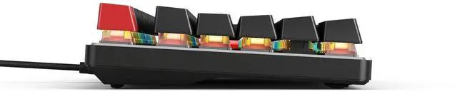Alt view image 4 of 7 - Glorious Custom Gaming Keyboard - GMMK 85% Percent TKL - USB C Wired Mechanical Keyboard - RGB Hot Swappable Switches & Keycaps - Black Metal Top Plate