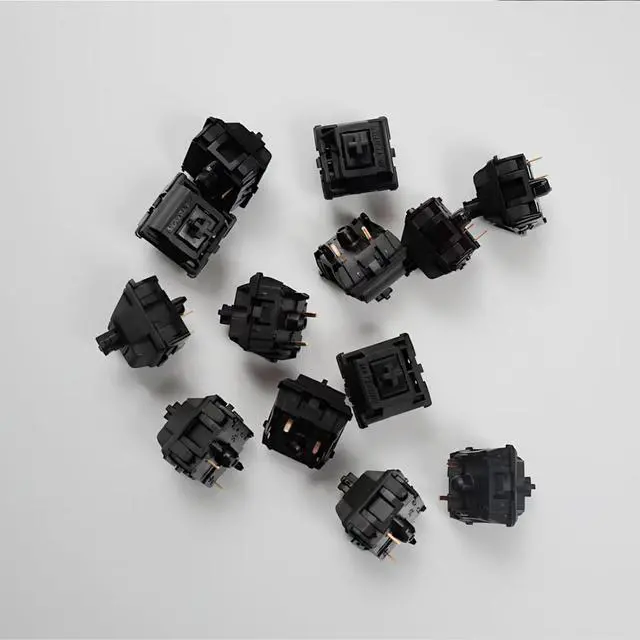 Alt view image 5 of 6 - Gateron Oil King V2 Linear Keyboard Switch,5 Pin 55gf Pre-lubed Switches for MX Mechanical Gaming Keyboard(Oil King 108pcs)