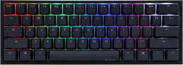 Main image of Ducky One 2 Pro Mini Mechanical Keyboard, RGB LED - Cherry Silver (US)
