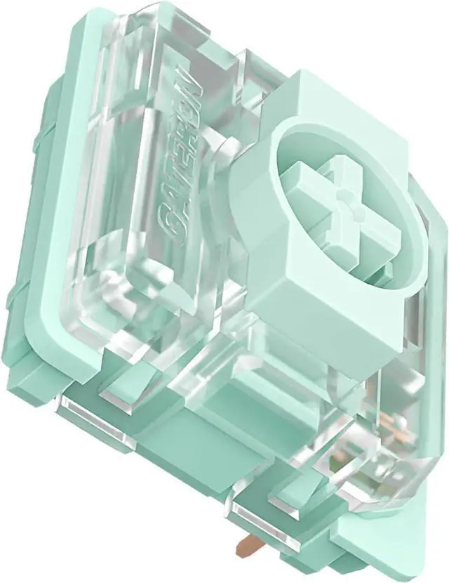 Main image of Gateron KS-33 Low Profile 2.0 Jade Tactile Keyboard Switch, 65gf 3 Pin RGB LED Factory Pre-lubed Key Swiches for MX Mechanical Keyboard(Jade,72Pcs)