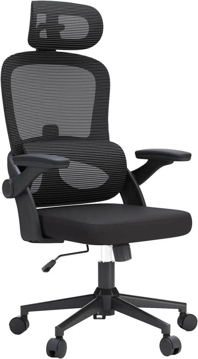 Main image of SIHOO Ergonomic Office Chair, Adjustable Lumbar Support, 110-130° Tilt, 3D Armrests, Rolling Computer Desk Chair with Headrest Black