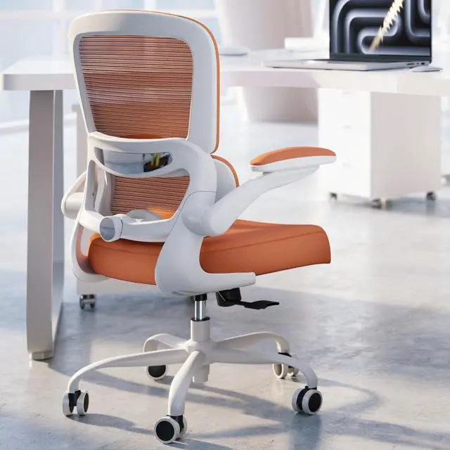 Main image of TRALT Office Chair - Ergonomic Desk Chair with Adjustable Lumbar Support, Mesh Computer Chair, Executive Chairs for Home Office Comfortable Lumbar Support (Orange)