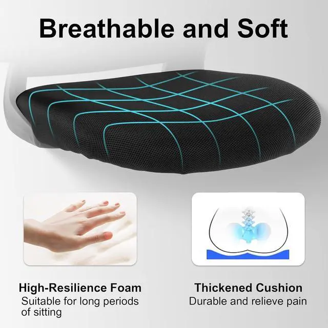 Alt view image 5 of 7 - Office Chair Ergonomic Desk Chair Mesh Computer Home Office Desk Chair with Adjustable Lumbar Support Flip-up Armrests, 360 Swivel Comfy Task Executive Chair, Black