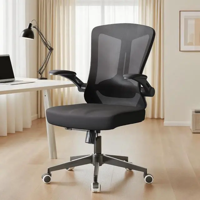 Main image of Ergonomic Office Chair - 400LB Comfy Desk Chairs with Headrest and Lumbar Back Support, Heavy Duty Mesh Computer Chairs with Wheels and Arms for Home Office, Study, Bedroom and Dorm (05black)