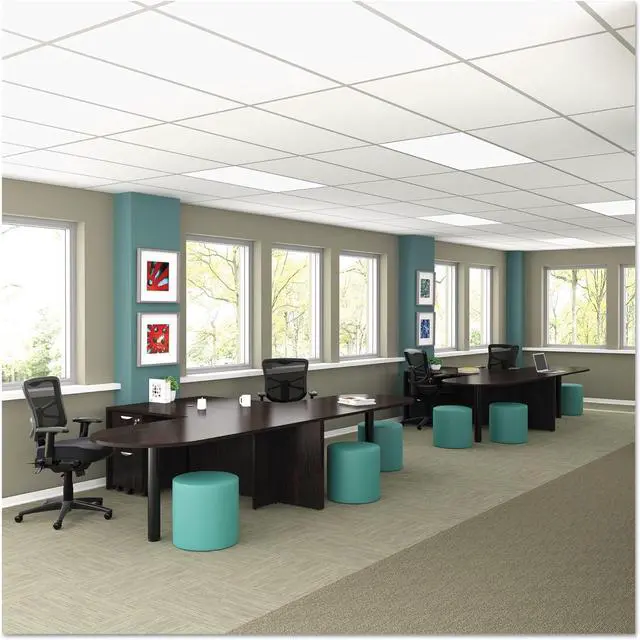 Alt view image 2 of 7 - Alera Elusion Series Mesh Mid-Back Multifunction Chair, Black