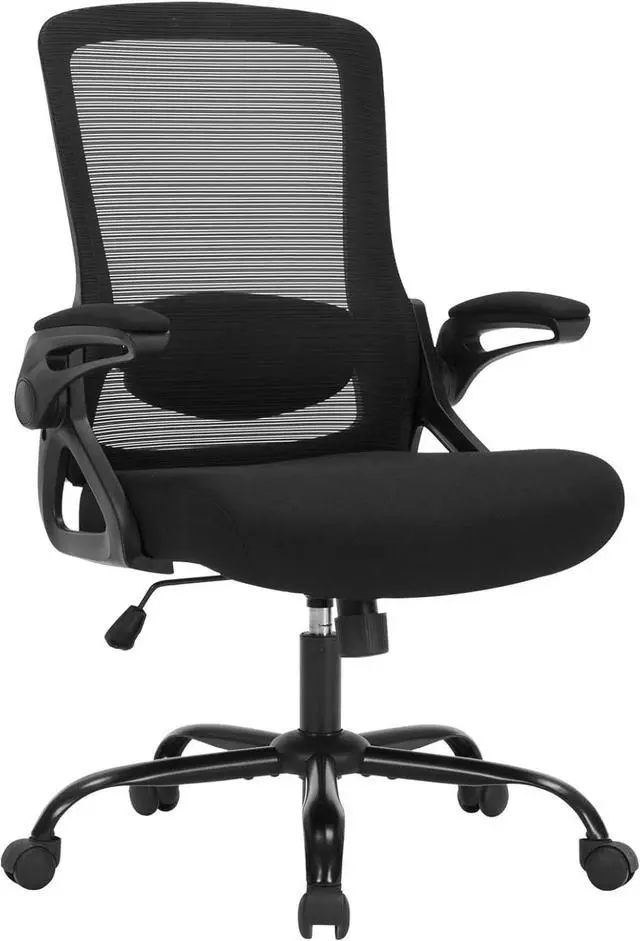 Main image of Office Chair, Ergonomic Desk Chair with Adjustable Height, Lumbar Support, High Back Mesh Support with Flip up Armrests, Task Chairs for Home Office Computer