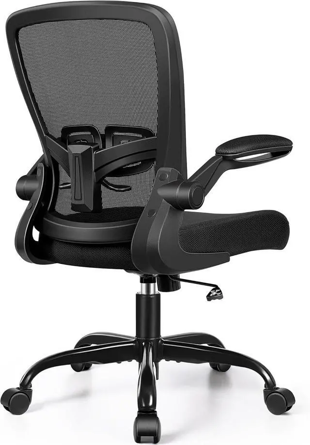Main image of FelixKing Office Chair - Ergonomic Desk Chair with Adjustable Height, 360° Swivel, Flip-up Armrests, Flexible Tilt, Comfy Breathable Cushion and Fabric, Lumbar Support, for Home Conference Room Office