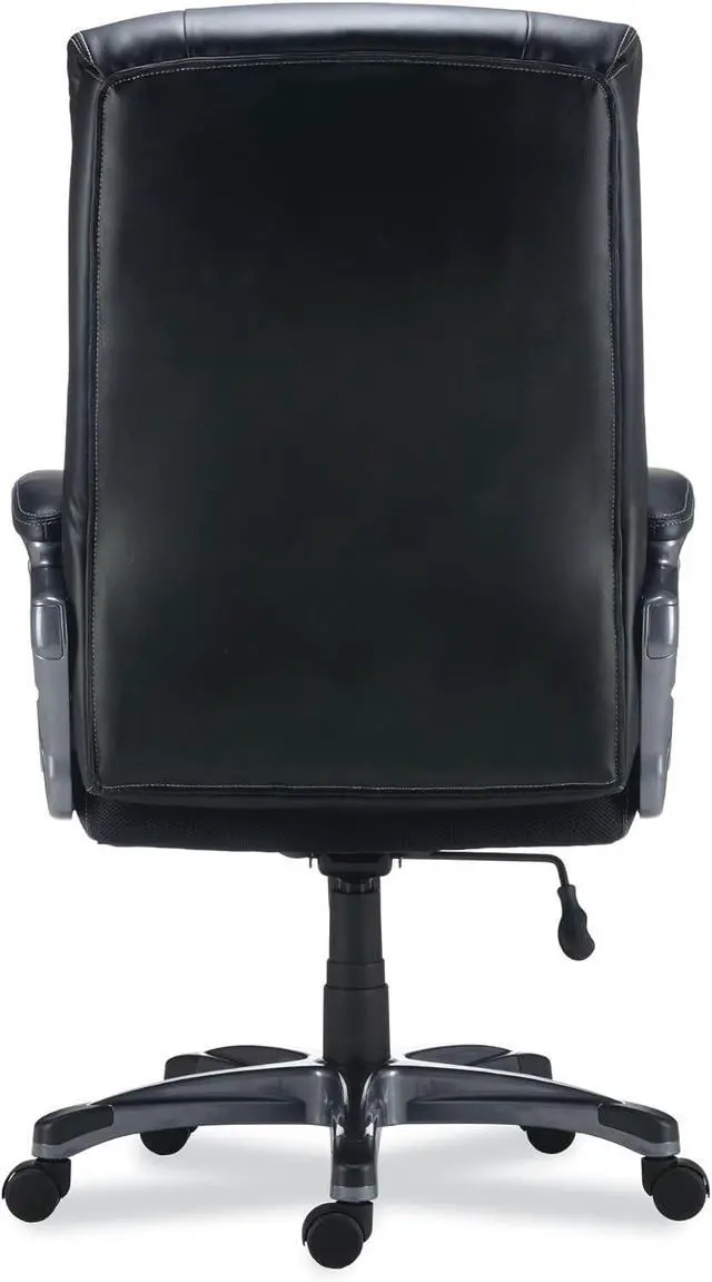Alt view image 7 of 7 - Alera EGINO Big and Tall Chair, Supports UP to 400 LB, Black SEAT/Back, Black Base