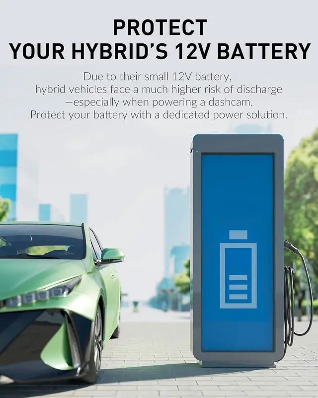 Alt view image 2 of 6 - Blackvue B-130A Ultra Battery | Fast Charging Dash Cam Battery Pack, Up to 30 Hours Parking Mode, 12V/24V, USB Power, Smart App & Cloud Monitoring, Compatible Exclusively Dash cams