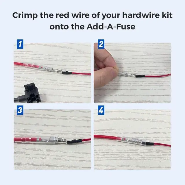 Alt view image 6 of 7 - AZDOME 3-Lead ACC Hardwire Kit Type-C USB Port for M550 M01Pro PG17 GS63HPro DashCam, 12ft with Fuse Kit, Dash Camera 24H Parking Monitor, Convert 12V-24V to Output 5V/2.5A Max, Low Voltage Protection