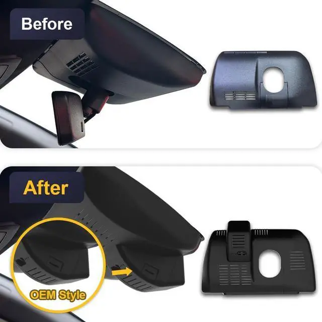 Alt view image 2 of 6 - Fitcamx 4K Dash Cam Suitable for Toyota Tacoma 2024-2025 SR SR5 TRD Sport Pre-Runner Off Road Limited & Tacoma Hybrid, OEM Look, UHD 2160P Video, WiFi & APP, Loop Recording, G-Sensor, Plug&Play, 64GB