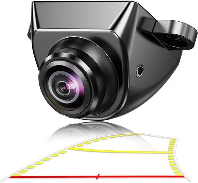 Main image of Car Backup Camera with Dynamic Trajectory Guide Line, GreenYi HD 960x720 Reverse Rear/Front/Side View Cam, Adjustable Fisheye Lens, Waterproof Night Vision 170 Degree Wide View