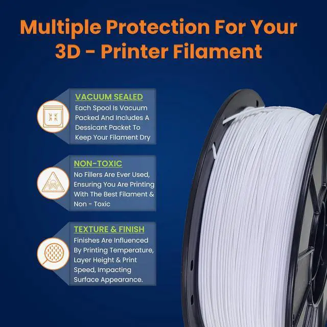 Alt view image 7 of 7 - 3D-Fuel Tough Pro PLA+ Filament for 3D Printing, Made in The USA, 3D Printer Filament, Dimensional Accuracy +/- 0.02 mm, 1.75 mm, 1 kg Spool, Brightest White