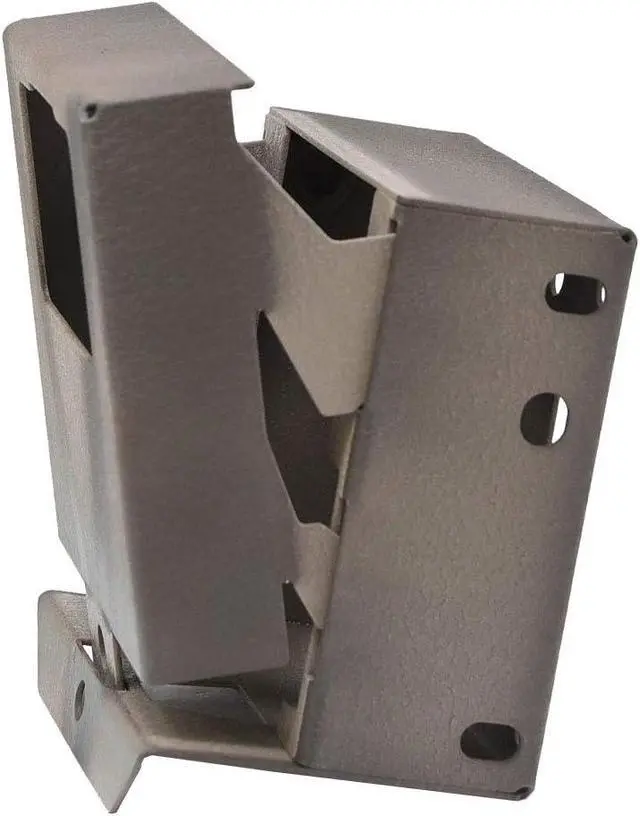 Alt view image 3 of 6 - Theft-Deterrent Powder-Coated Steel Security Box Compatible with Browning Pro XD Trail Cameras (700)