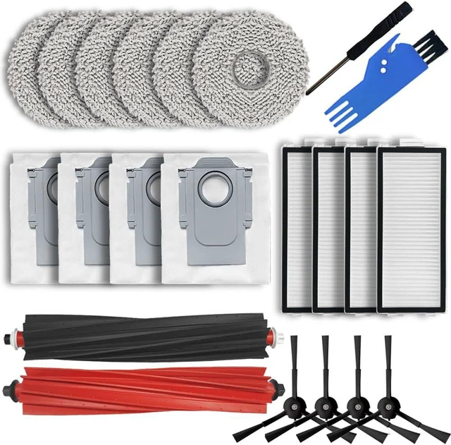 Main image of Roborock Qrevo Master Accessories - Complete Parts Kit for Roborock Qrevo Master Robot Vacuum Cleaner Replacement Parts Rollers Brushes Filters Mop Pads Dust Bags