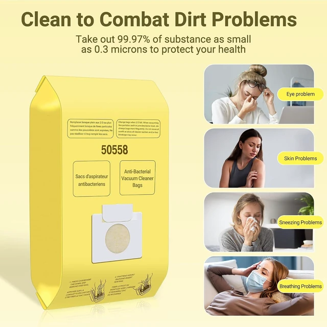 Alt view image 2 of 4 - 50558 Canister Cleaner Bag Replacement for Kenmore Vacuum