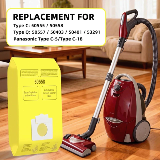 Alt view image 2 of 6 - 30 Pack Vacuum Cleaner Bags Replacement for Kenmore Canister Type C/Q 5055 50558, Type C-5 C-18,200 series, 400 series, 600 series, 700 series, 800 series Vacuums