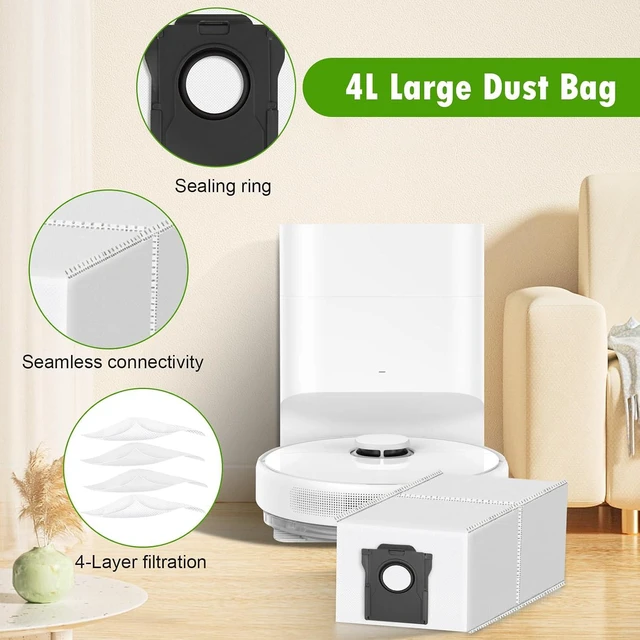 Alt view image 7 of 7 - 20 Pack Replacement Accessories for Dreame D10 Plus Gen 2 Robot Vacuum