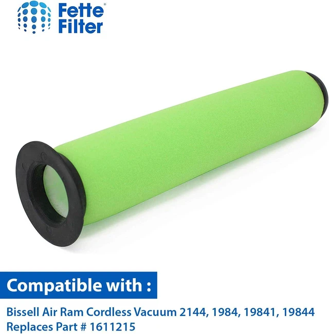 Alt view image 4 of 5 - Fette Filter - 1611215 Vacuum Filter Replacement Compatible with Bissell AirRam Stick Vacuum Compare to Part # 1611215 for Models 1984 19844 1984B 1984C 2144 21448 19841 Pack of 4.
