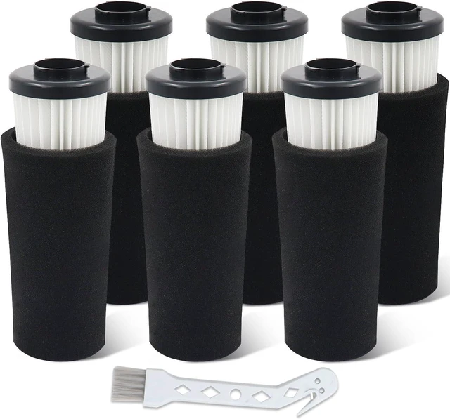 Main image of F112 Filter Replacement 6 Pack For Dirt Devil Upright Vacuum Cleaner