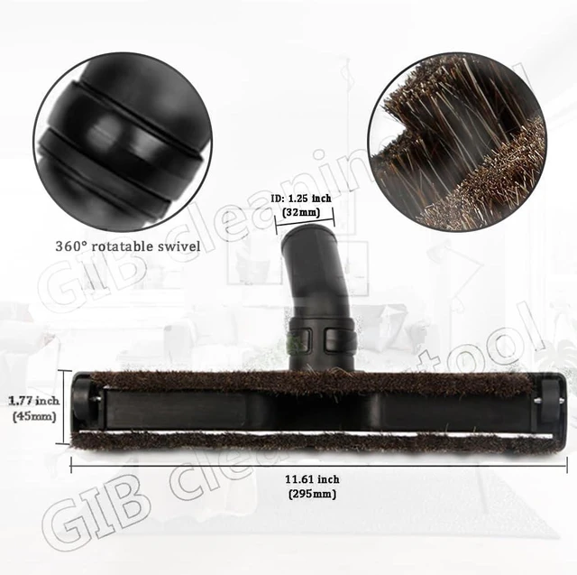Alt view image 5 of 7 - GIB 13Pcs Vacuum Attachments for Shop Vac Accessories w/Brushes Wands