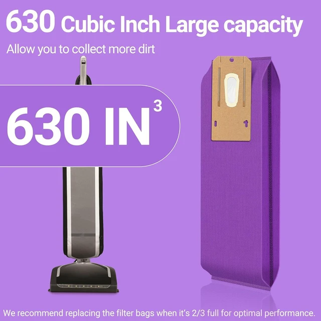 Alt view image 6 of 7 - 12 Pack Upgraded Type CC HEPA Upright Vacuum Cleaner Bags for Oreck