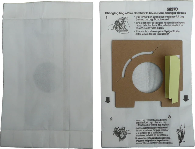 Alt view image 2 of 3 - Envirocare Replacement Micro Filtration Vacuum Cleaner Dust Bags made to fit Kenmore Ultra Care 50570 Canister Vacuum Cleaners 16 bags