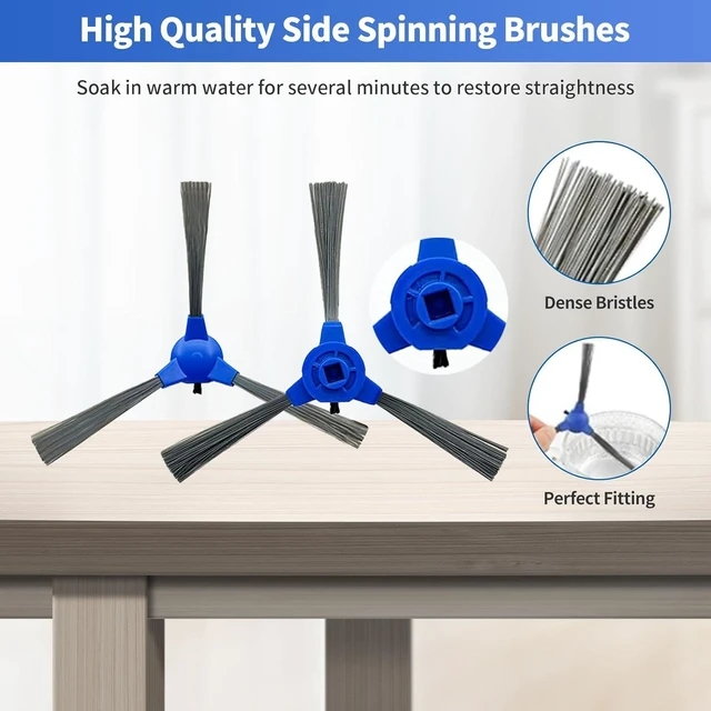 Alt view image 6 of 7 - 14 Pack Replacement Parts Compatible with Eufy RoboVac G35, G35+, G40, G40+, G30+, G30 Hybrid+ Accessory Robotic Vacuum Cleaner Filters, Side Brushes, Rolling Brushes