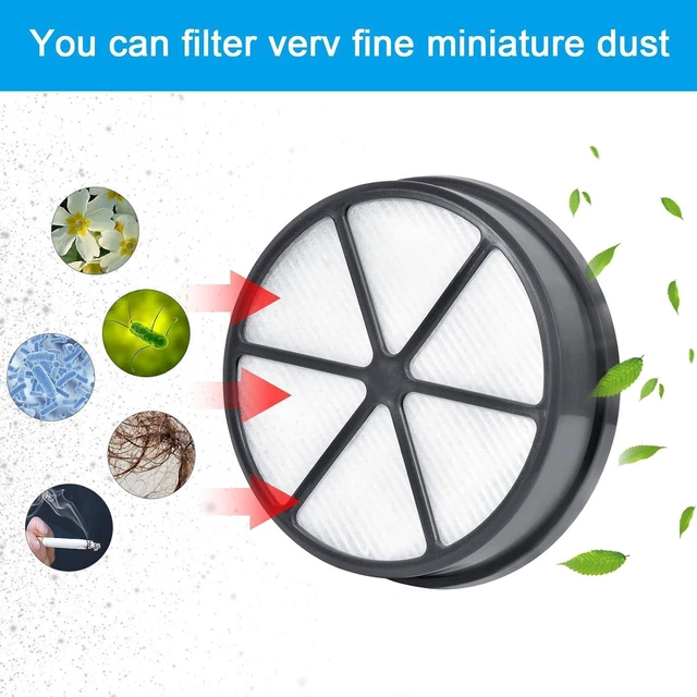 Alt view image 4 of 7 - 4Pcs 440003905 HEPA Filter Replacement Vacuum Cleaner Filter Compatible with Hoover UH72400 UH72401 UH72402 UH72405 UH72406 UH72409