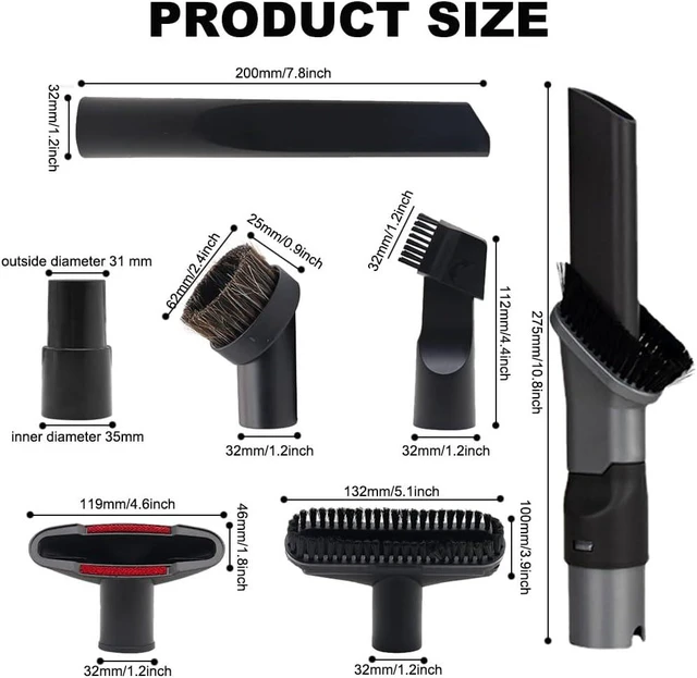 Alt view image 5 of 7 - Vacuum Attachments for Shark NV752/650/800 Rocket HV300/301/320 Accessories