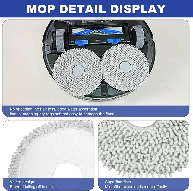 Alt view image 4 of 7 - Accessories Compatible with Yeedi M12 Ultra Plus/ M12 PRO+ Vacuum Cleaner