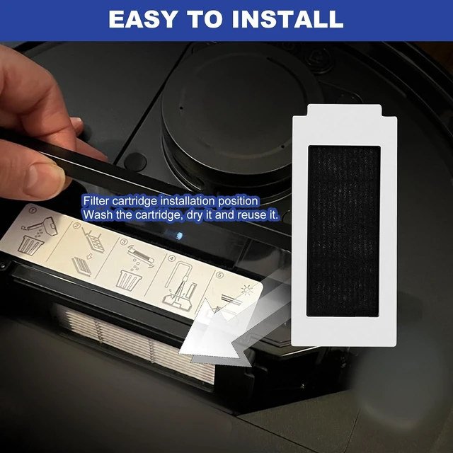 Alt view image 5 of 7 - Accessories Compatible with Yeedi M12 Ultra Plus/ M12 PRO+ Vacuum Cleaner