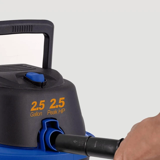 Alt view image 6 of 7 - Koblenz 2.5 HP 2.5-Gallon Portable Wet/Dry Vacuum with Blower Function