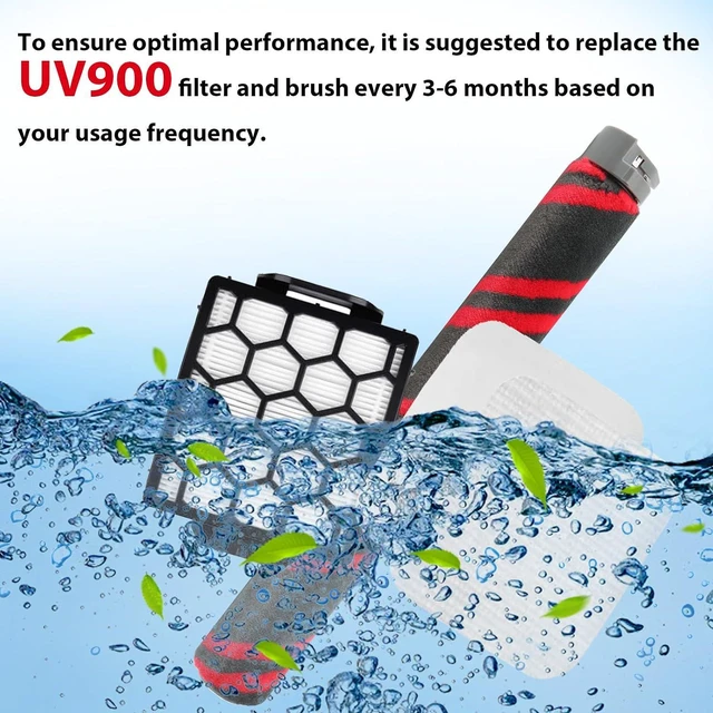 Alt view image 5 of 6 - UV900 UV950 Filter Odor Neutralizer Brush for Shark Lift-Away Duo Clean Vac