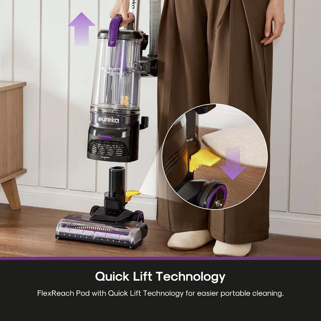 Alt view image 2 of 5 - Eureka FlexReach Vacuum Cleaners for Home, Lift-Away, NEU651PL