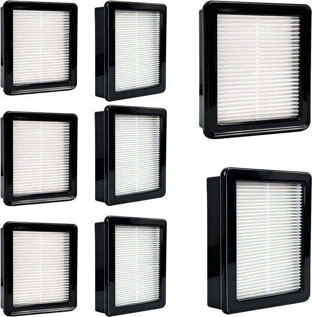 Main image of 8 Pcs 107315 HEPA Filter Compatible with ProTeam Coach Pro 10