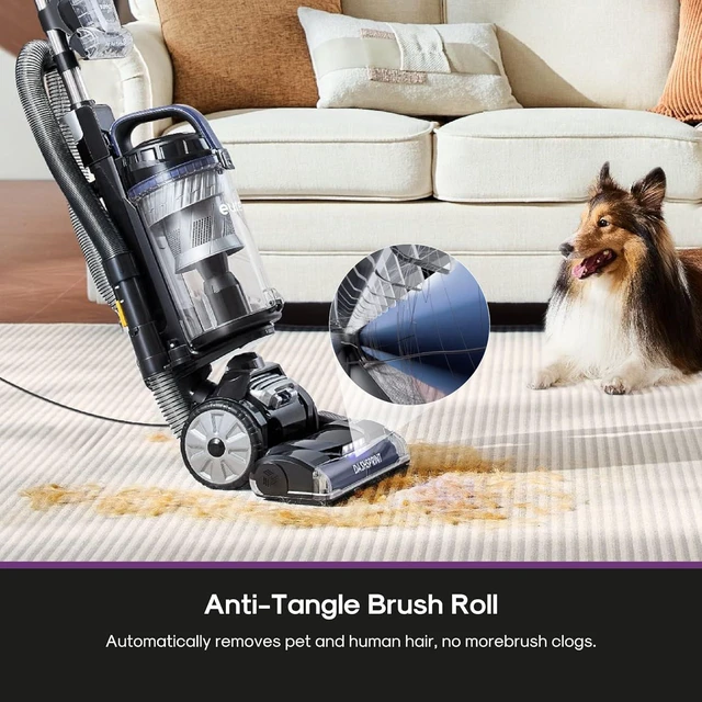 Alt view image 2 of 7 - Eureka Vacuum Cleaners for Home, Dual Cyclone Suction, NEU612BL