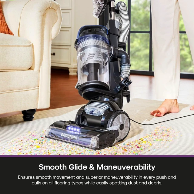 Alt view image 4 of 7 - Eureka Vacuum Cleaners for Home, Dual Cyclone Suction, NEU612BL
