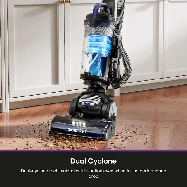 Alt view image 7 of 7 - Eureka Vacuum Cleaners for Home, Dual Cyclone Suction, NEU612BL