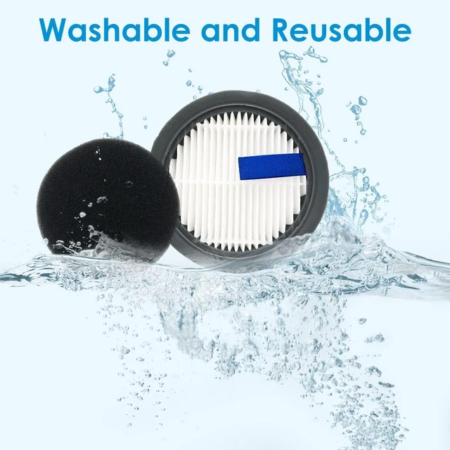 Alt view image 3 of 7 - HEPA Filter For Afoddon A200PRO/A200ORFELD B08/C10A/C10G,Suitable With NEQUARE S12 S25 S26 Series Cordless Vacuum Cleaner High-Density HEPA (4PCS)
