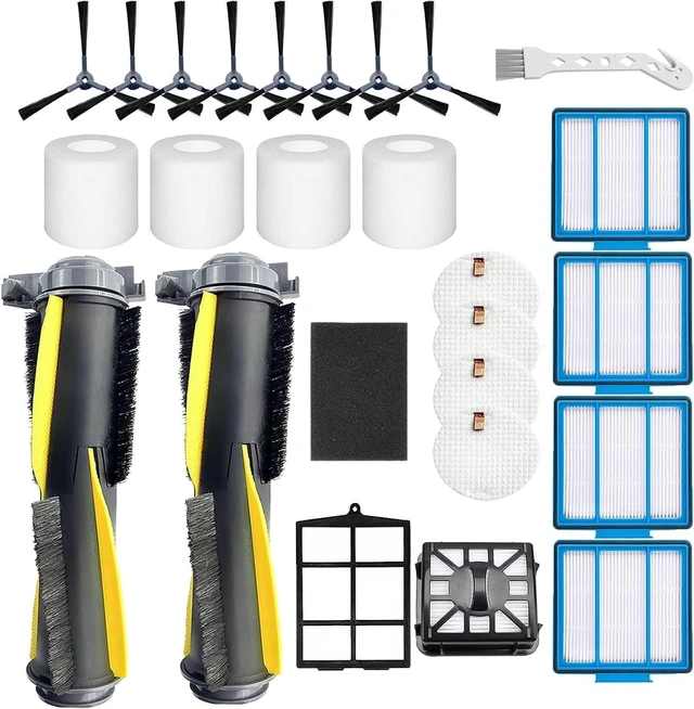 Main image of Accessories Kit for Shark IQ R101AE (RV1001AE) IQ R101 (RV1001) AV911S EZ AV1010AE IQ Robot Vacuum Cleaner Replacement Parts Pack of Main Brush, Filters, Side Brushes