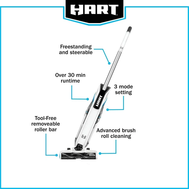 Alt view image 2 of 7 - HART 20-Volt High Capacity Cordless Stick Vacuum (Tool ONLY- Battery and Charger NOT Included)