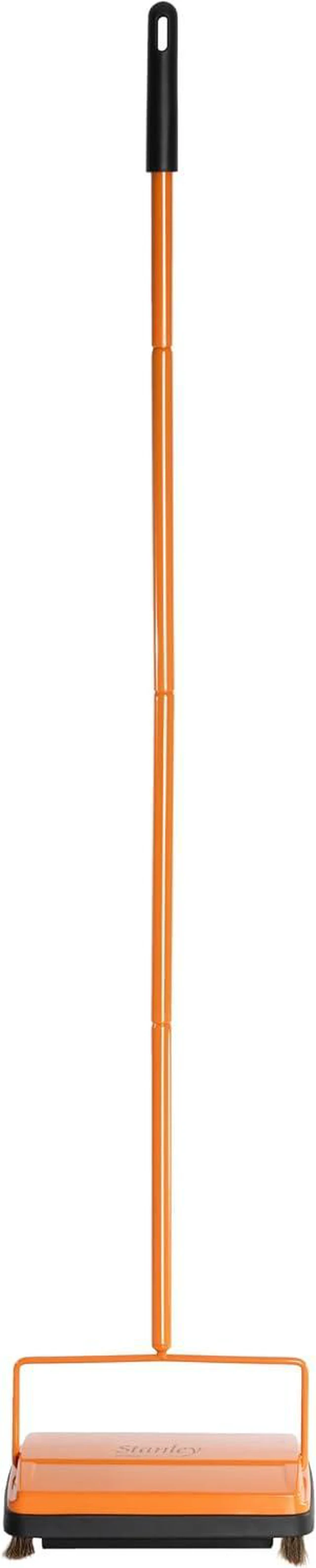 Alt view image 2 of 3 - Stanley Electrostatic Carpet & Floor Sweeper - Deep Orange