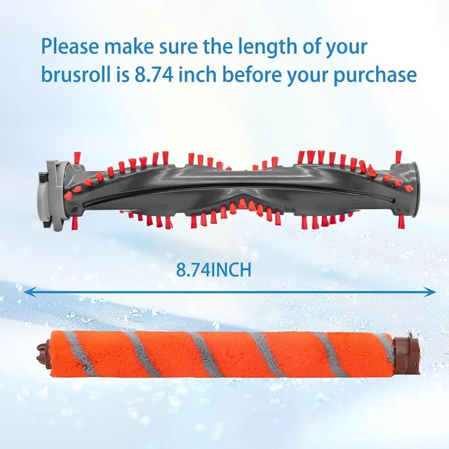 Alt view image 2 of 7 - Soft Bristle Brushroll Roller Hepa Foam Filter Replacement Parts Compatible with Shark DuoClean NV800 NV800W NV801 NV801Q NV803 UV810 Vacuum