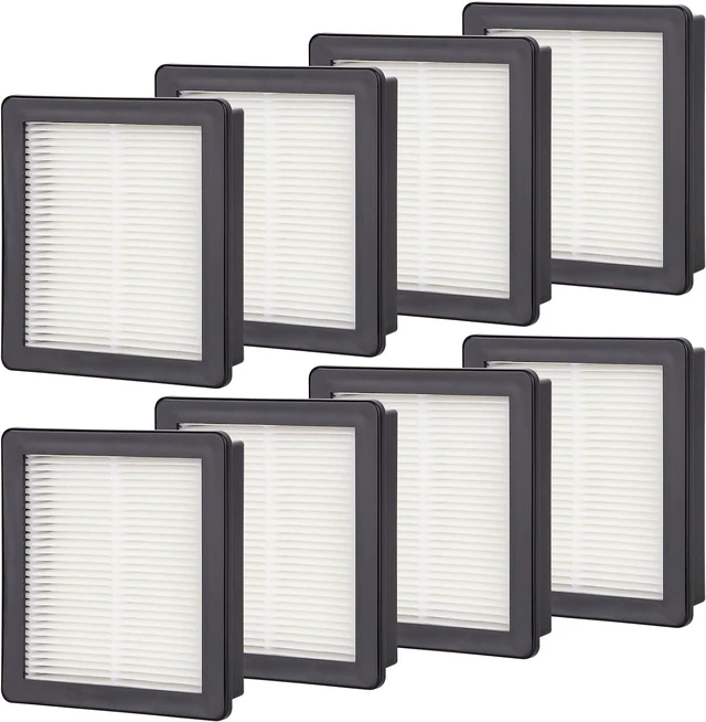 Main image of 107315 HEPA Filter Replacement Compatible with ProTeam Coach Pro 10, Super Coach Pro 6 GoFree Flex Pro and ProVac FS 6 Washable Resuable Vacuum Filters, Compare to part # 107315 (8 Packs)