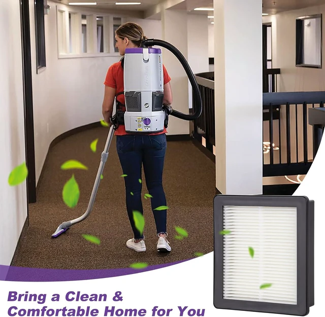 Alt view image 6 of 6 - 107315 HEPA Filter Replacement Compatible with ProTeam Coach Pro 10, Super Coach Pro 6 GoFree Flex Pro and ProVac FS 6 Washable Resuable Vacuum Filters, Compare to part # 107315 (8 Packs)